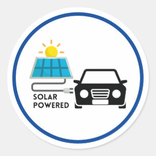 Solar Powered Sticker Sheet