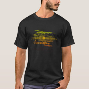 Solar Projections of Planetary System Algorithmic  T-Shirt