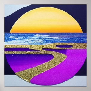 Solar River of Gold Poster