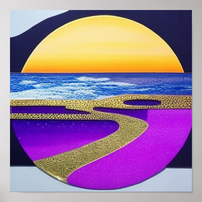 Solar River of Gold Poster (Front)