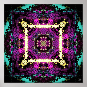 Solar sail - patterns pareidolia poster