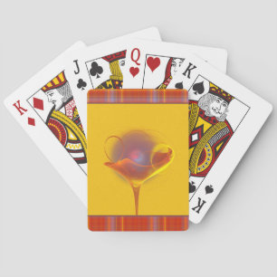 Solar Salud Fractal Martini Playing Cards