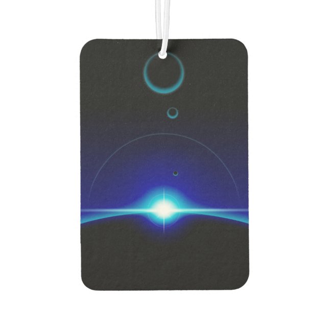 Solar Scene Car Air Freshener (Back)