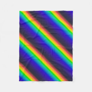 Solar Spectrum Diagonal Fleece Blanket