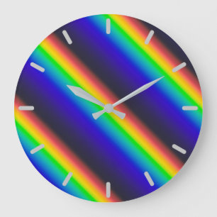 Solar Spectrum Diagonal Large Clock