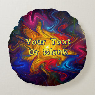 Solar Spectrum Round Cushion