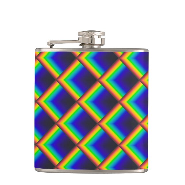 Solar spectrum scales hip flask (Front)