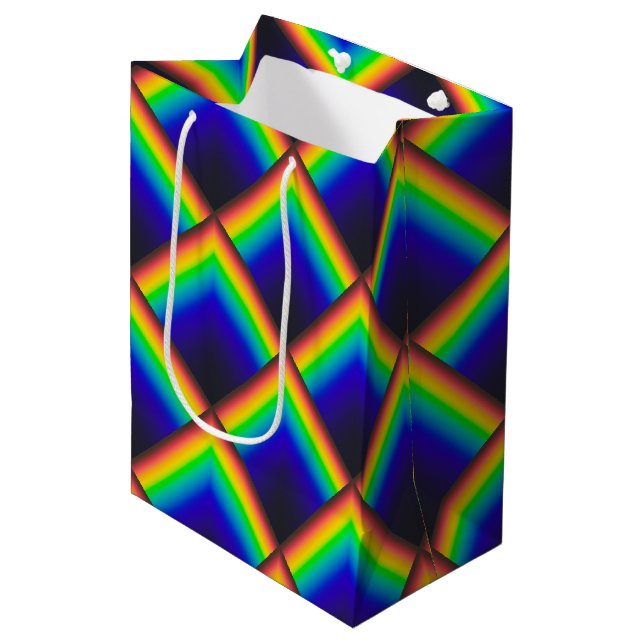 Solar spectrum scales medium gift bag (Front Angled)