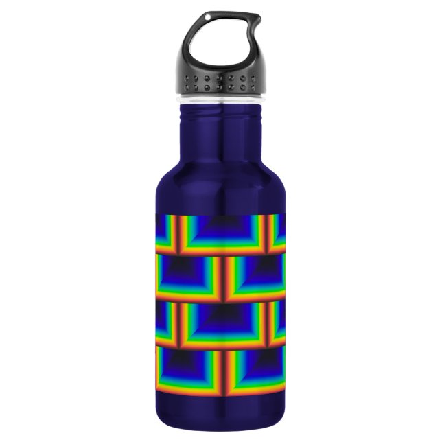 Solar spectrum square scales 532 ml water bottle (Front)