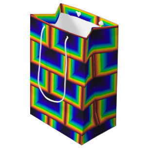 Solar spectrum square scales medium gift bag