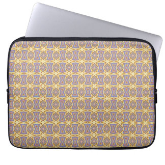 Solar Star and Diamond Wrapping Paper Laptop Sleeve