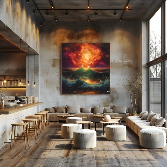 Solar Storm: Impressionist and Surrealist Poster (Creator Uploaded)