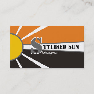 Solar/sun Energy/Power Alternative Sources Business Card