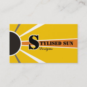 Solar/sun Energy/Power Alternative Sources Business Card