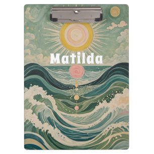 Solar Surge Personalised Clipboard