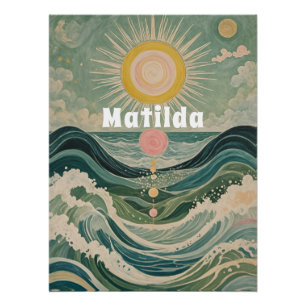 Solar Surge Personalized  Poster