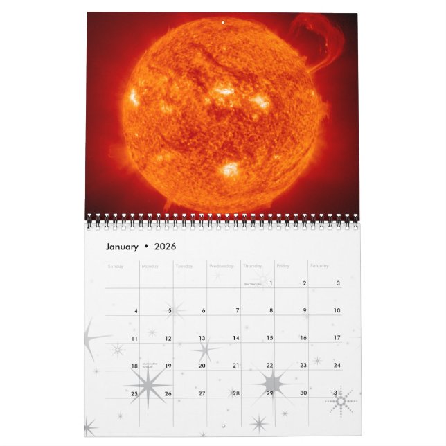 Solar System 2015 Space Astronomy Calendar (Jan 2026)