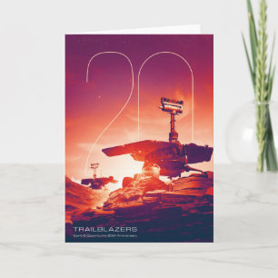 Solar System, 20 Years of Spirit and Opportunity Card