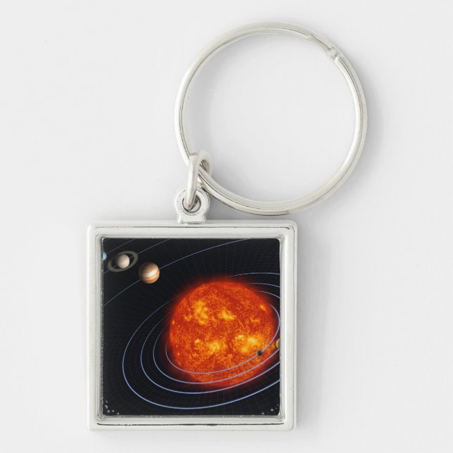 Solar System 8 Key Ring (Front)