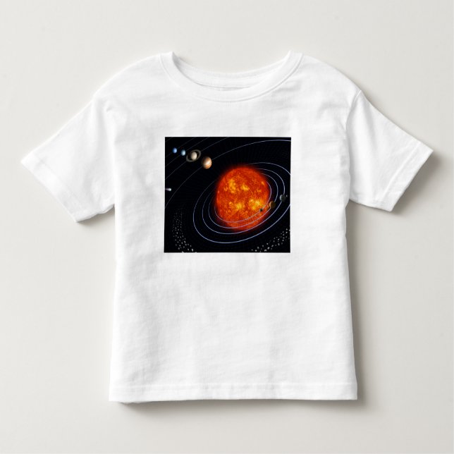 Solar System 8 Toddler T-Shirt (Front)