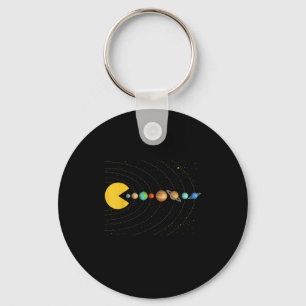 Solar System Astronomy Space Video Games Funny Gra Key Ring