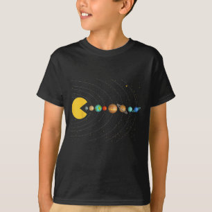 Solar System Astronomy Space Video Games Funny Gra T-Shirt