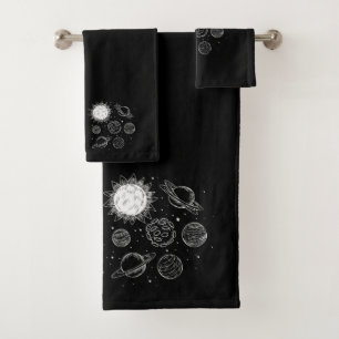Solar System Bath Towel Set