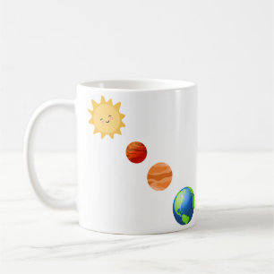 Solar system coffee mug