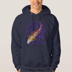 Solar System Design Hoodie With Stars