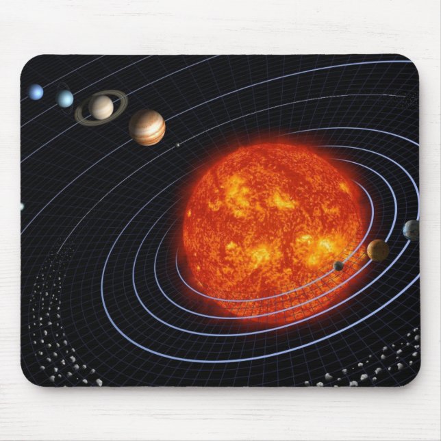Solar System design Mouse Pad (Front)