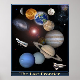 Solar system Digital art poster