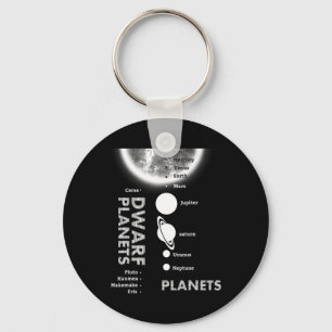 Solar System - Dwarf Planets Gift T Shirt Key Ring