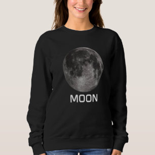 Solar System Earth Moon Outer Space Sweatshirt