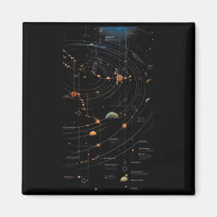 Solar system for girls solar system for women magnet