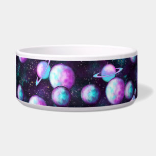 Solar System Glow Cosmic Blue Purple Pink Planet