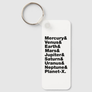 Solar System Key Ring