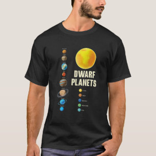 Solar System Kids and Adults Dwarf Planets Gift Gr T-Shirt