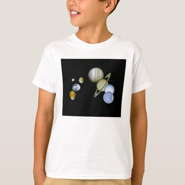 Solar System Kids Sweatshirt Science gift T-Shirt (Front)