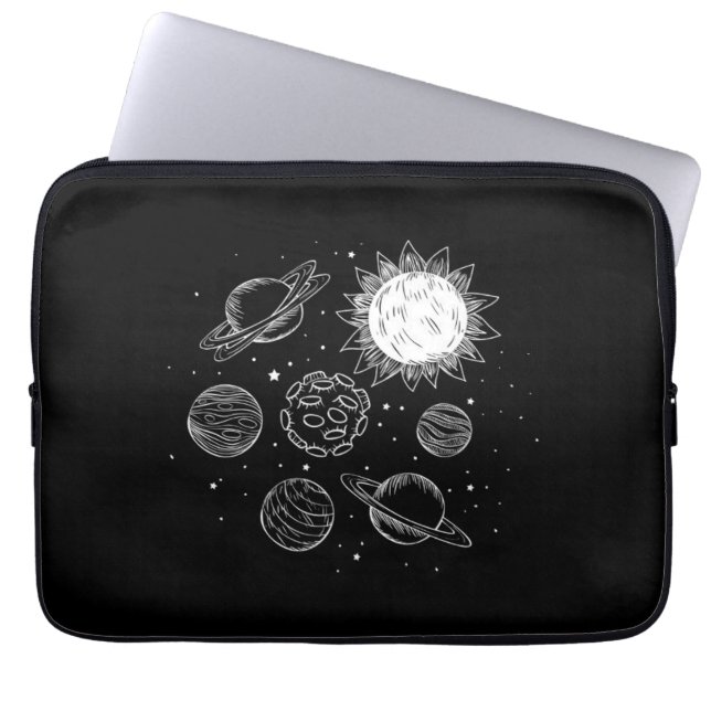 Solar System Laptop Sleeve (Front)
