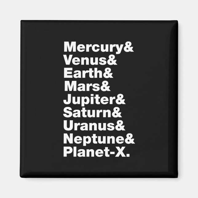 Solar System Magnet (Front)