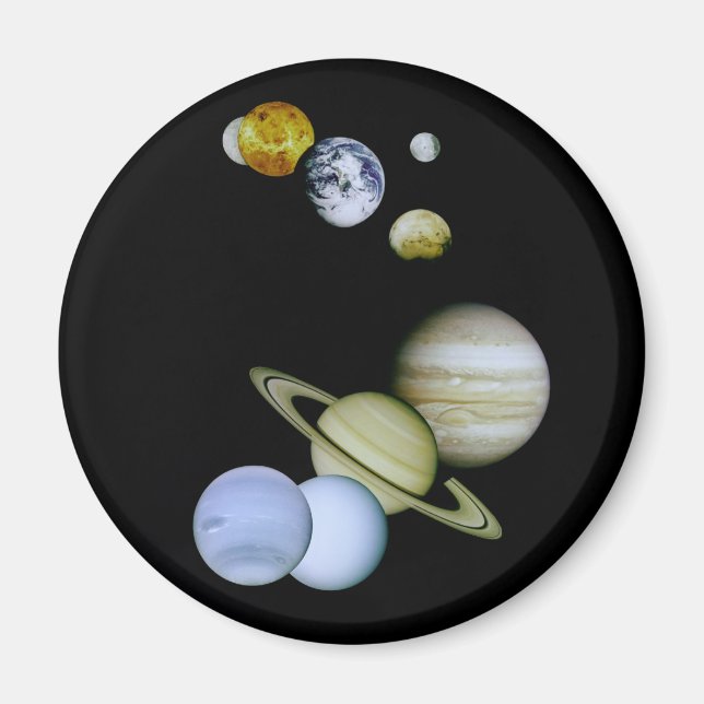 Solar System Magnet Space - Astronomy Science gift (Front)