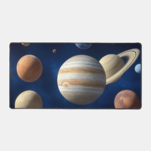 Solar System Montage Desk Mat