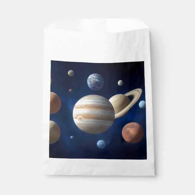 Solar System Montage Favour Bag (Front)