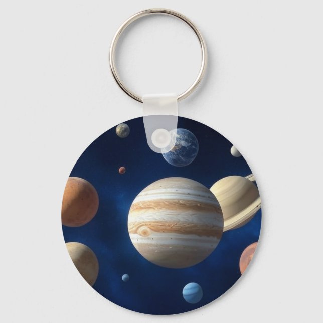 Solar System Montage Key Ring (Front)