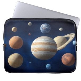Solar System Montage Laptop Sleeve