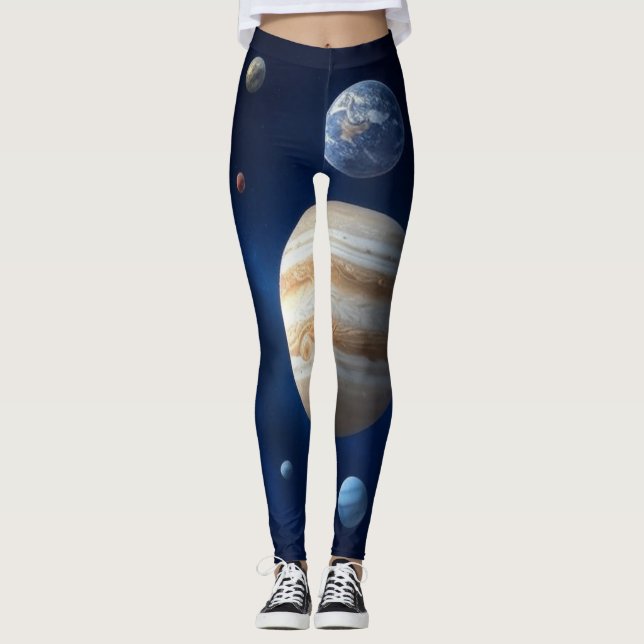 Solar System Montage Leggings (Front)