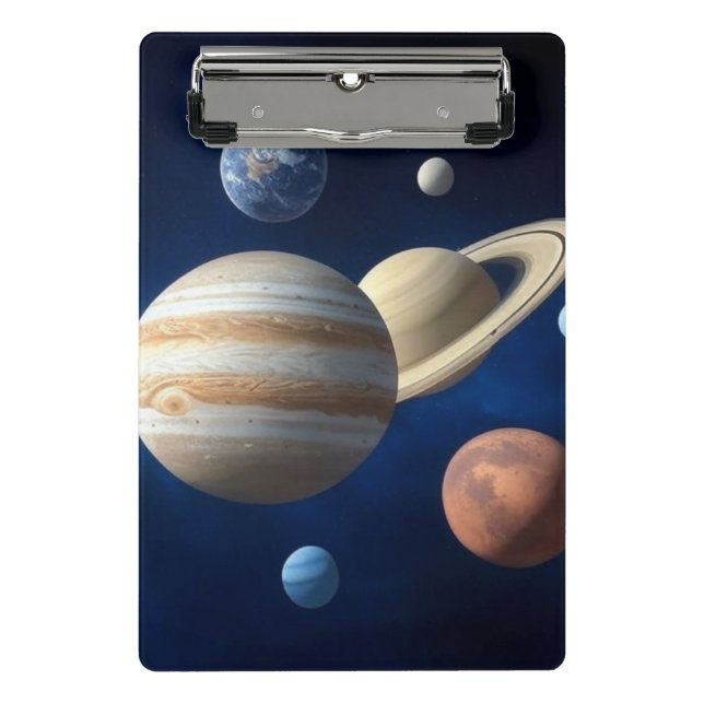 Solar System Montage Mini Clipboard (Front)