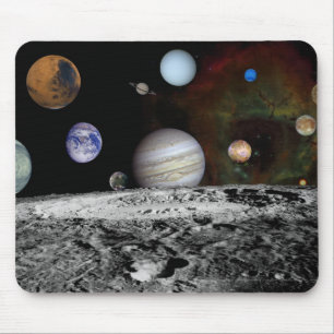 Solar System Montage Mouse Pad