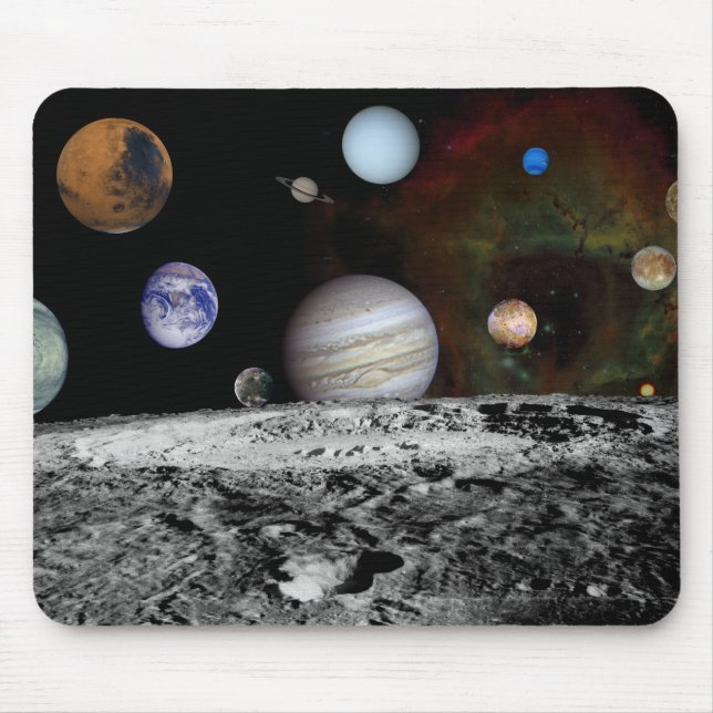 Solar System Montage Mouse Pad (Front)