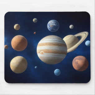 Solar System Montage Mouse Pad
